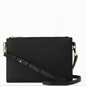 Black Dagne Dover Clutch/Wallet/Crossbody: NEW